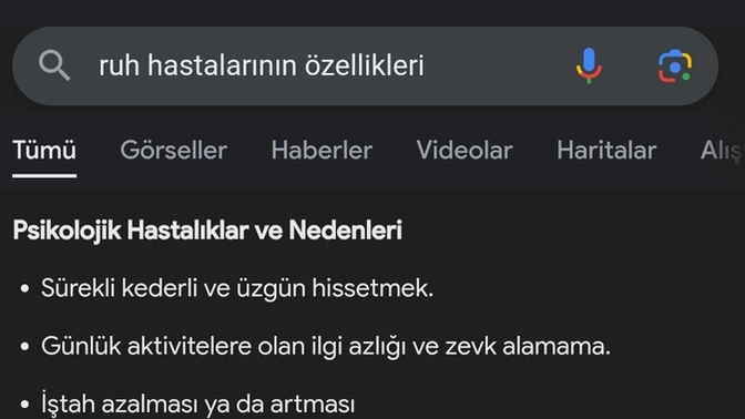 Ruh Hastası Mısın?