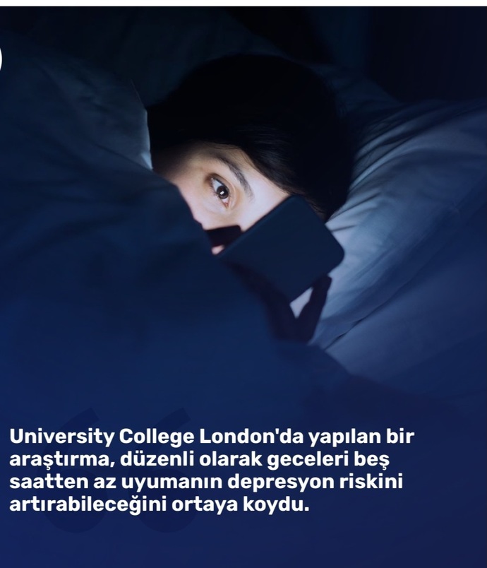 Araştırmalara göre 5 saatten az uyumak depresyona sebep oluyor, siz kaç saat uyuyorsunuz?