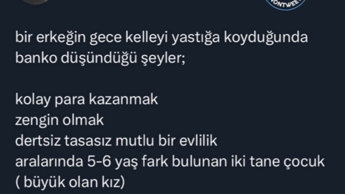 Erkekler gece yattığında ne düşünür?