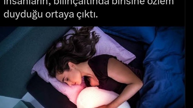 Uyurken yastığa ya da  yorgana sarılıyor musunuz?