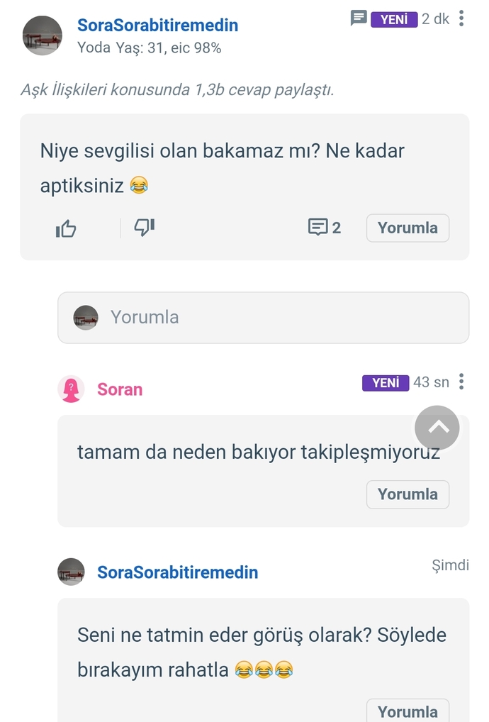 Hanım arkadaşların insegramda hikayelerine bakılıp bakılmamasına yüklediği anlamlar nelerdir ?