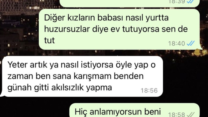 Babamın dediği çok kırıcı değil mi?