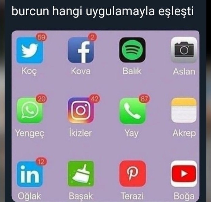 Burcun hangi uygulamayla eşleşti?