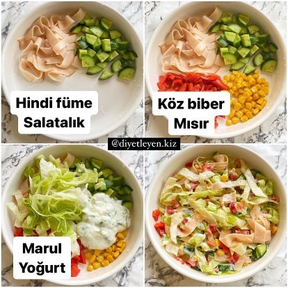 Diyet salata tarifleri verebilir misiniz diyet yaparken neler yemeliyiz?