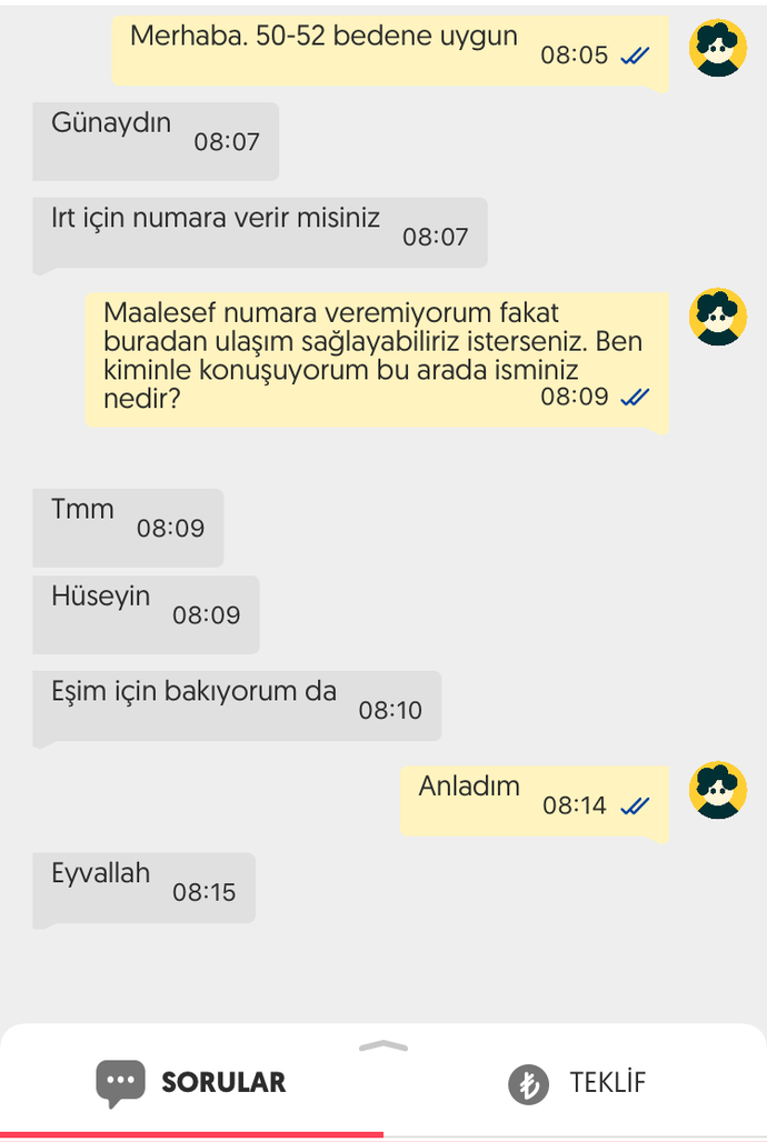 İnternet üzerinden satış uygulamalarına güveniyor musunuz?