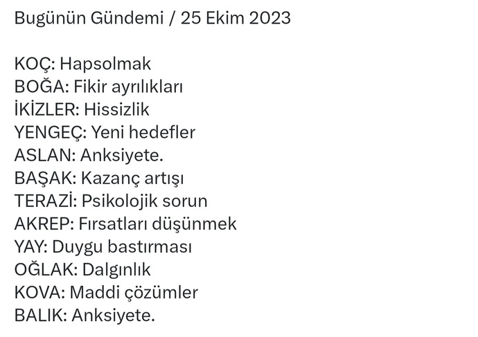 Burcunun bugünkü gündemii nedir?
