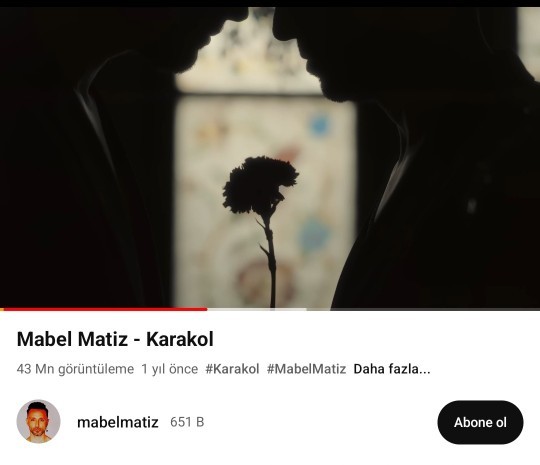 Mabel Matizin en çok hangi şarkısını seviyorsunuz😃?
