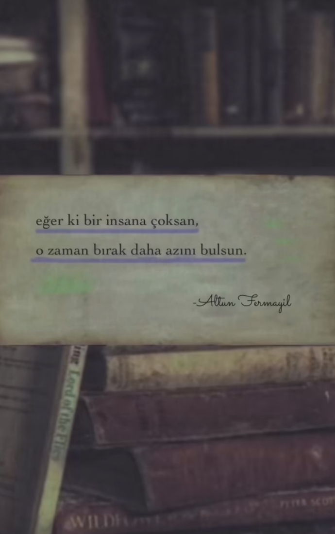 Akşama bir söz bırak?