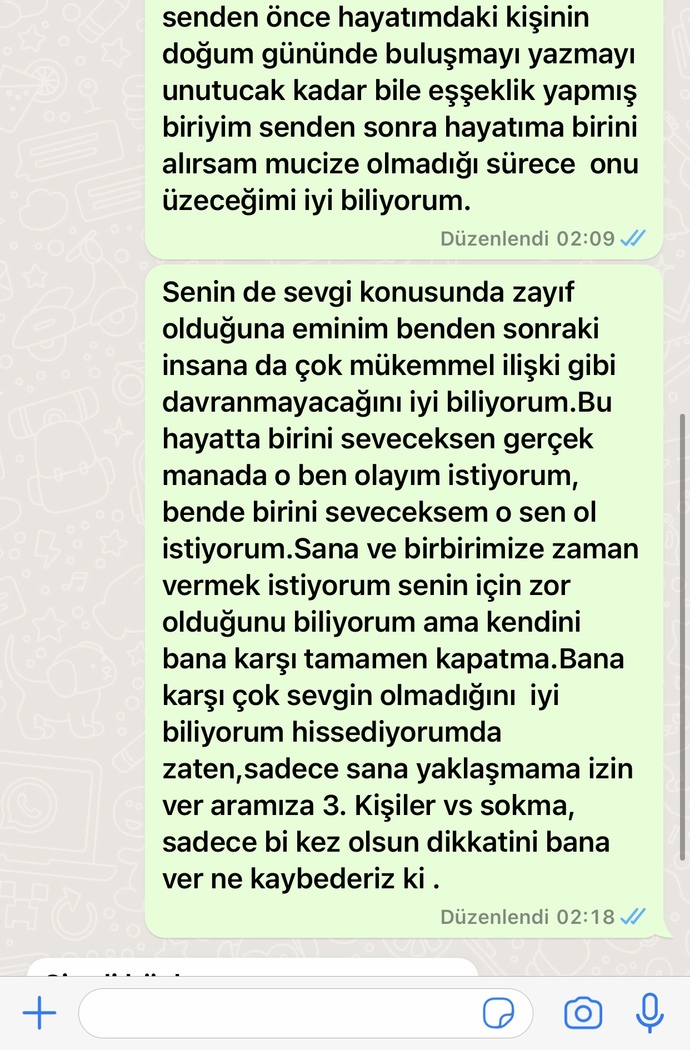 İyi yönden yardım edecek olanlar yorum yapsın ama kendi aşk hayatında defalarc mesaj atıp görüldü yiyen bana burada akıl vermesin?