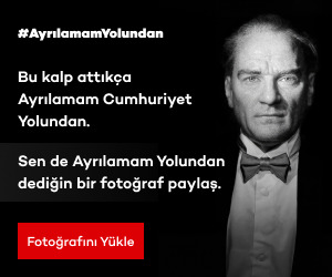 Bu kalp attıkça ayrılmam Cumhuriyet yolundan! Sen de ayrılmam yolundan dediğin bir fotoğraf paylaş?