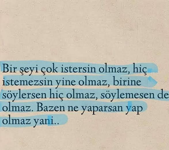 Hayatında çok arzu ettiğin bir şey var mı?