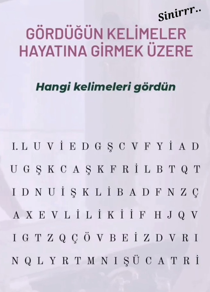 Görebildiğini yaz bahimm...😏