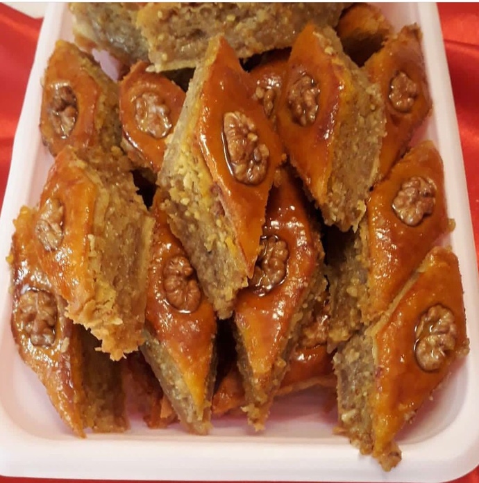 Baklava yaptım nasıl olmuş?