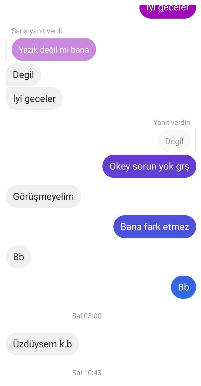 Beni tamemen bitirmiş mi?
