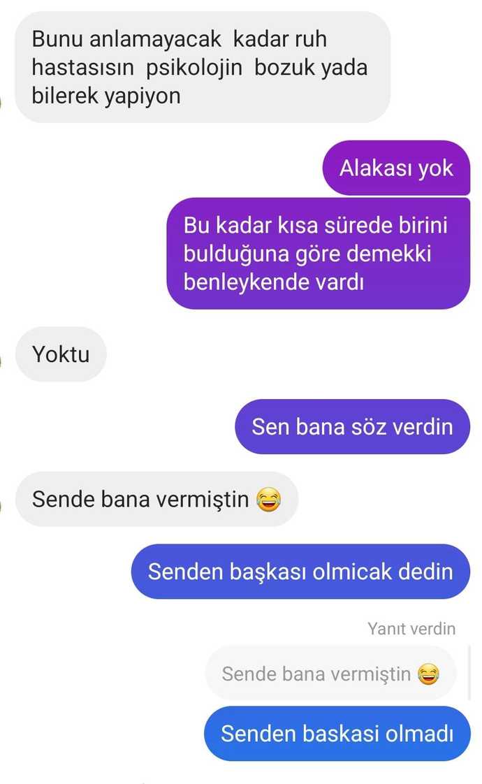 Beni tamemen bitirmiş mi?