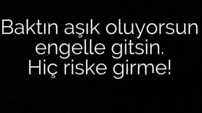 Aşktan mı korkarsın yoksa aşk senden mi korkar 😄?