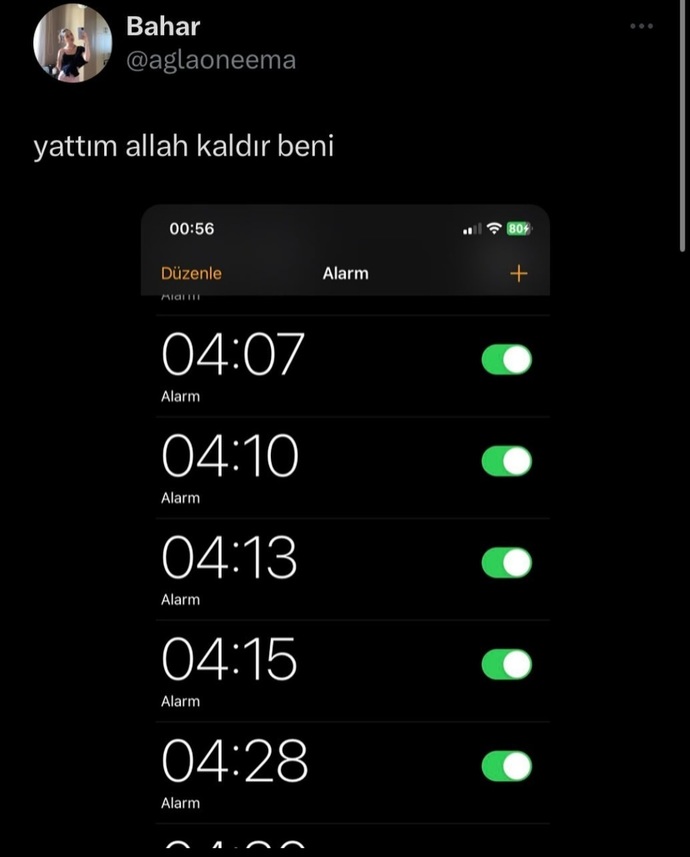 Umarım bu kişi komşum olmaz🙄 yan dairemdeki uyanmıyor ben uyanıyorum onun yüzünden 🙄