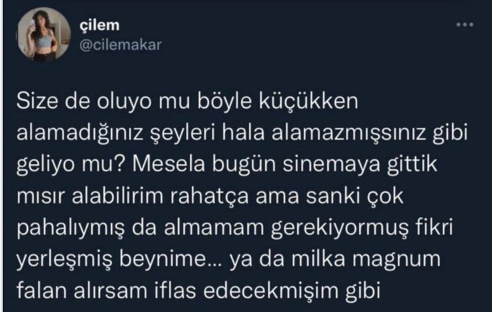 Paranız olduğu halde hala alamadığınız bir şey var mı?