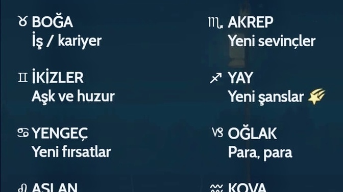 Kasım ayı sana ne getirecek?