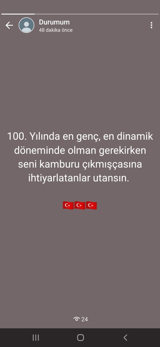 Sizin Cumhuriyet mesajınız ne oldu?
