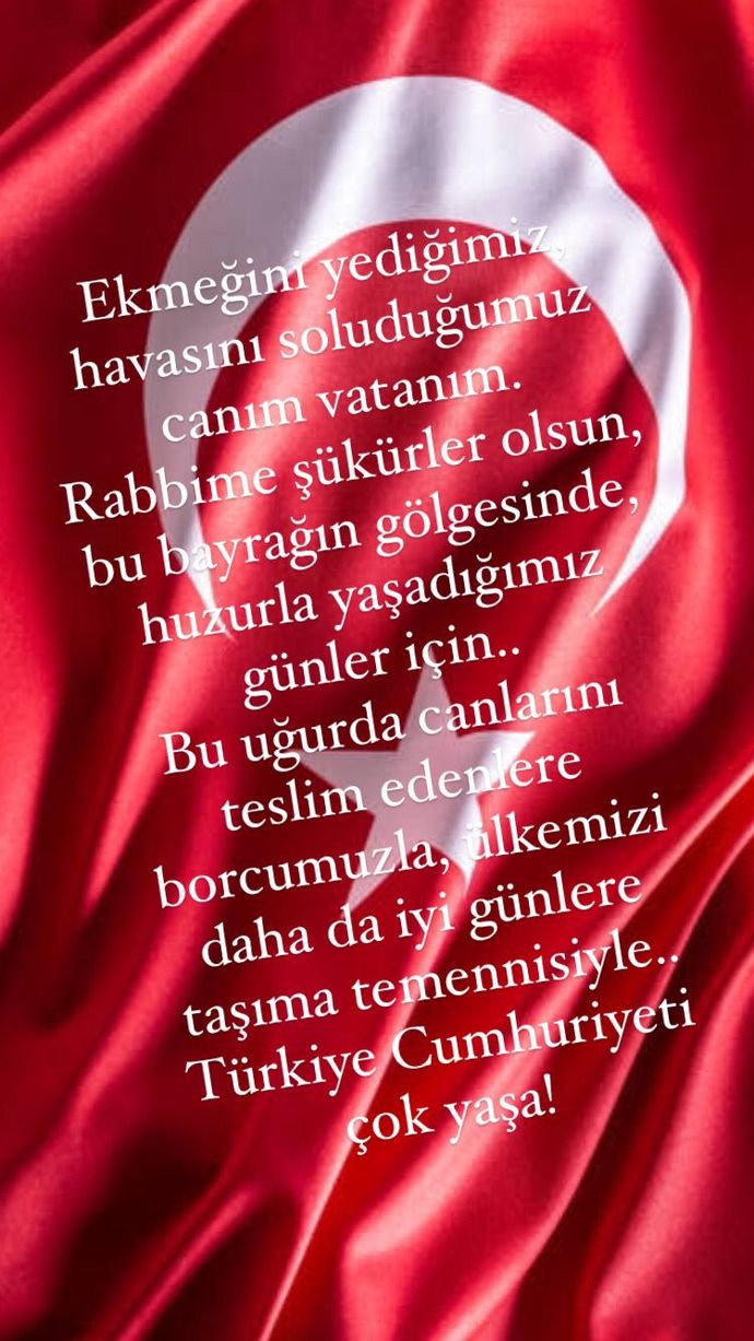 Sizin Cumhuriyet mesajınız ne oldu?