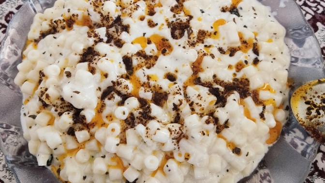 Yoğurtlu makarna sever misiniz?