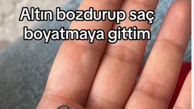 Saç boyama için kadınlar altın mı bozduruyor?