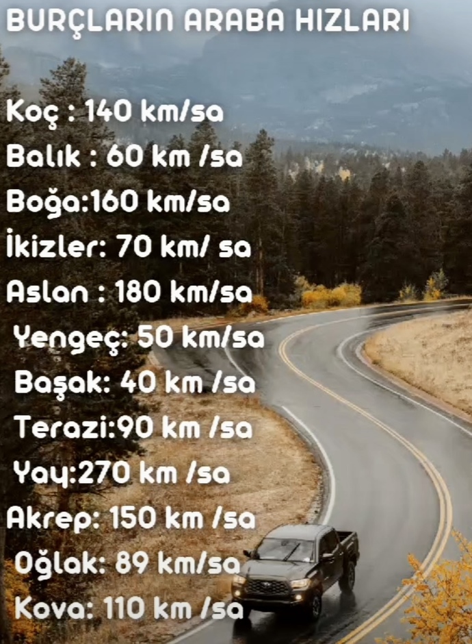 Hızı sever misin🤘🏻? Senin araç hızın km 😜?