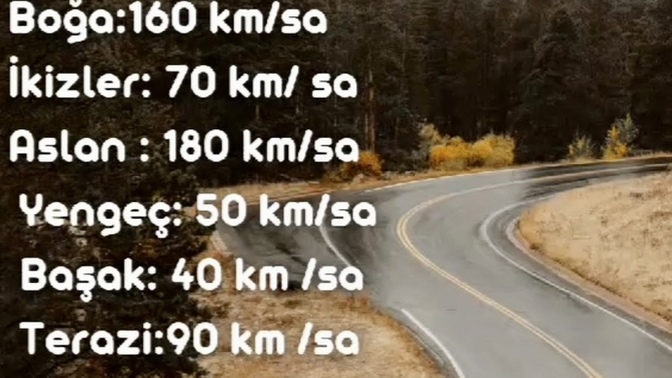 Hızı sever misin🤘🏻? Senin araç hızın km 😜?