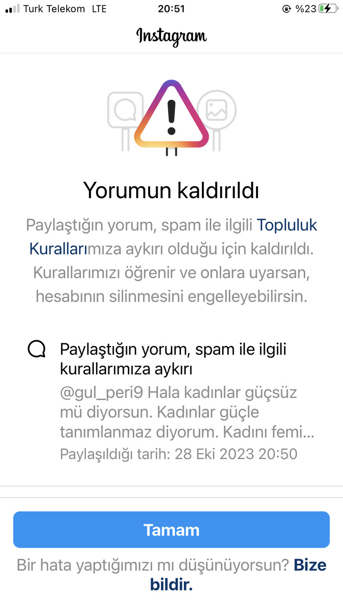 İnstagramın erkek düşmanı olması?