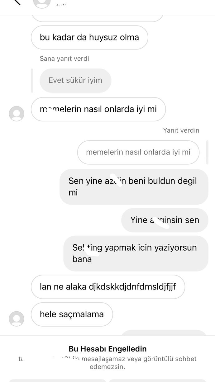 Böyle birinden olur mu? niye böyle?