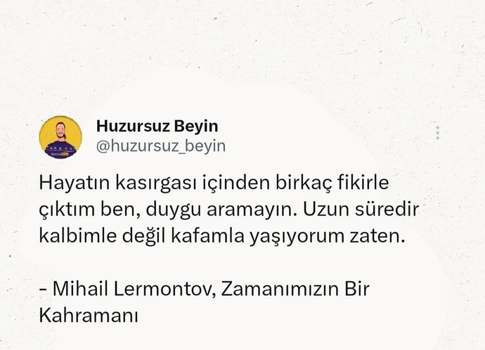 Kalbinizle mi yaşıyorsunuz, kafanızla mı?