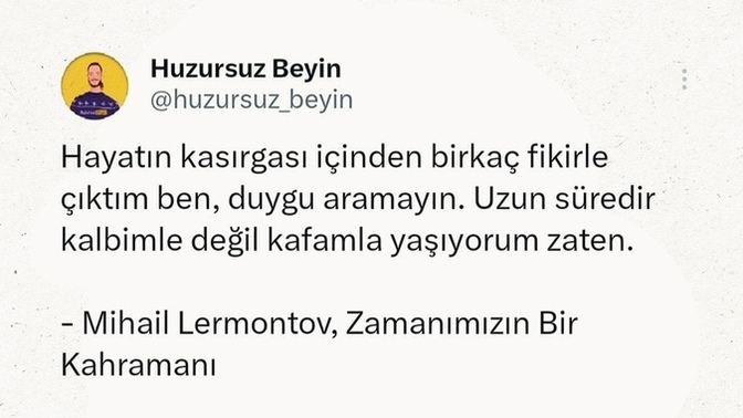 Kalbinizle mi yaşıyorsunuz, kafanızla mı?
