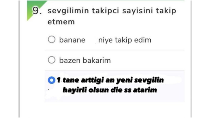 Sevgilinizin veya eşinizin sosyal medyadaki takipçi sayısını sorun eder misiniz?