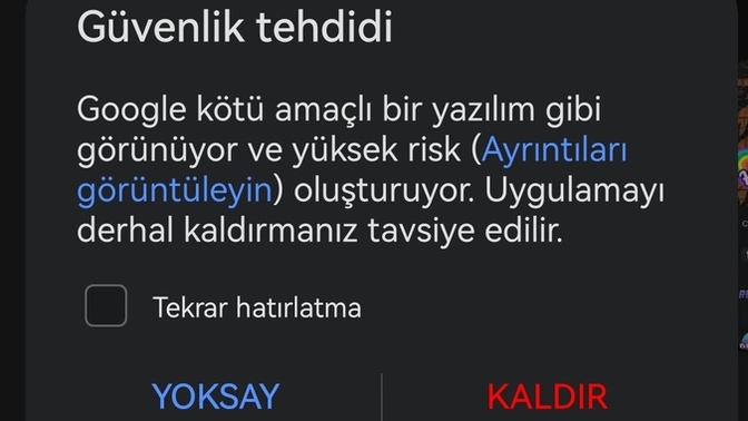Huawei telefon kullanıp da bu uyarıyı alan var mı🤔?
