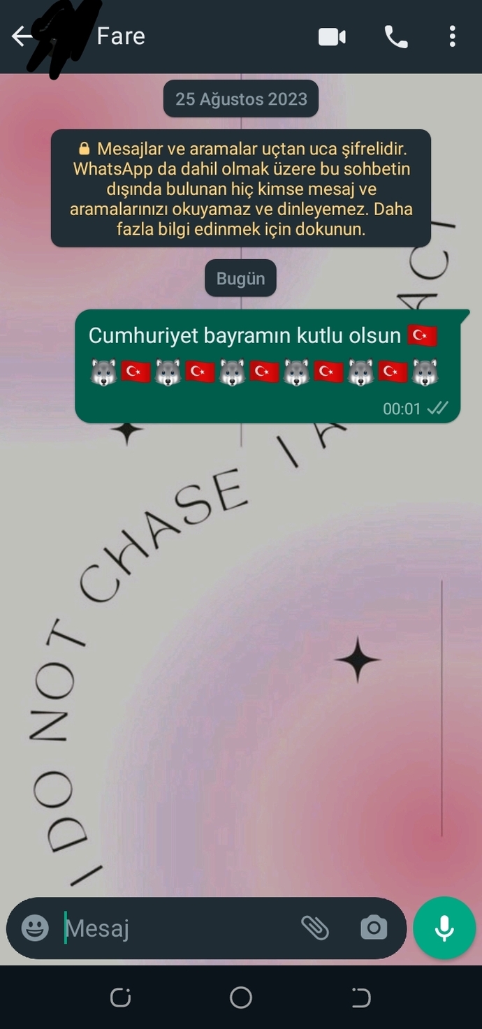 Exlere bayram bahane edilip mesaj atıldı mı?
