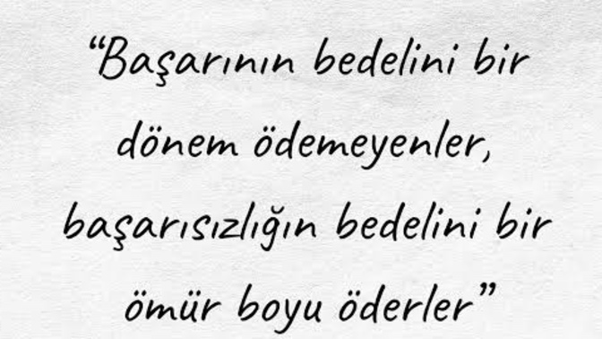 Alalım motivasyon sözlerini?