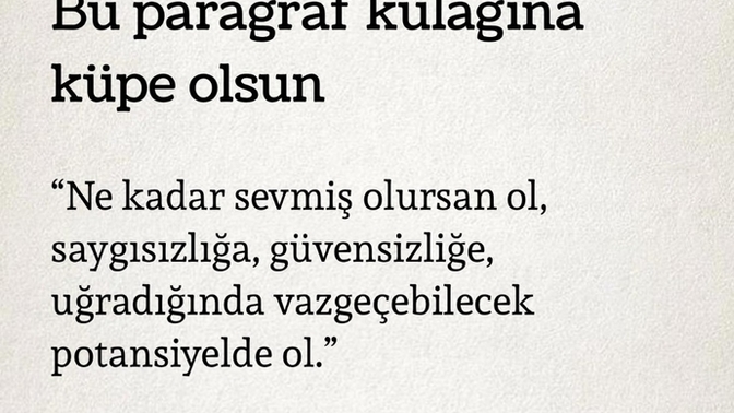 Birinden ya da bir şeyden vazgeçebilecek potansiyele sahip misiniz?