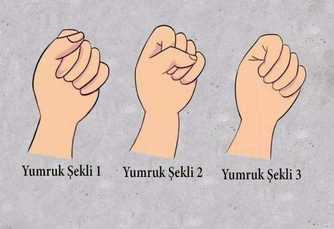 Yumruk şekline göre sen nasıl bir insansın?