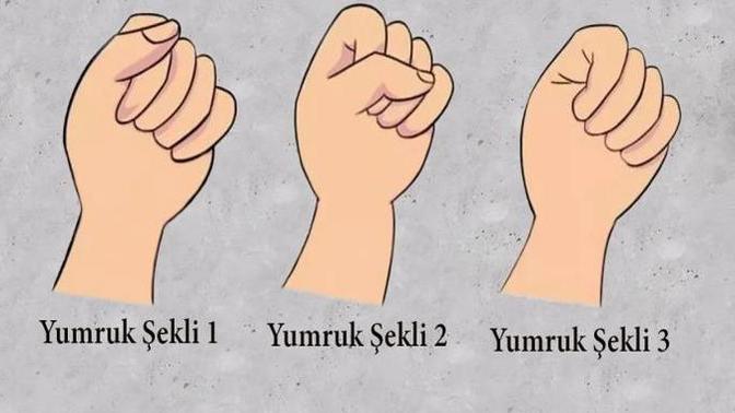Yumruk şekline göre sen nasıl bir insansın?