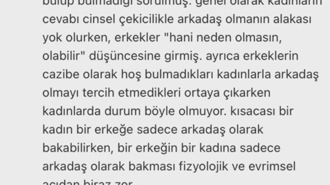 Bir kadınla bir erkek sadece arkadaş olabilir mi?