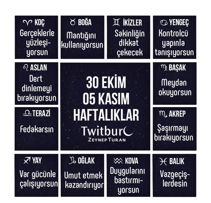 Burcuna göre bu hafta seni neler bekliyor?