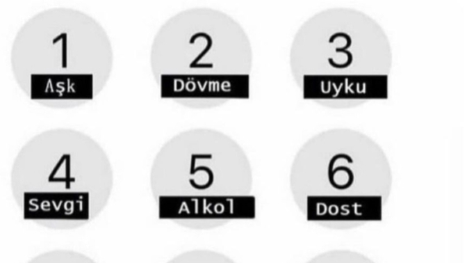 Telefonun son iki harfine Göre neye ihtiyacın var?
