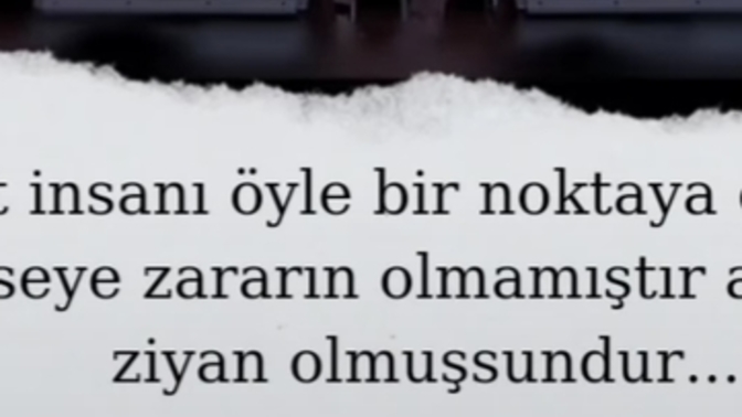 Zarar veren misin, yoksa ziyan olan mısın?