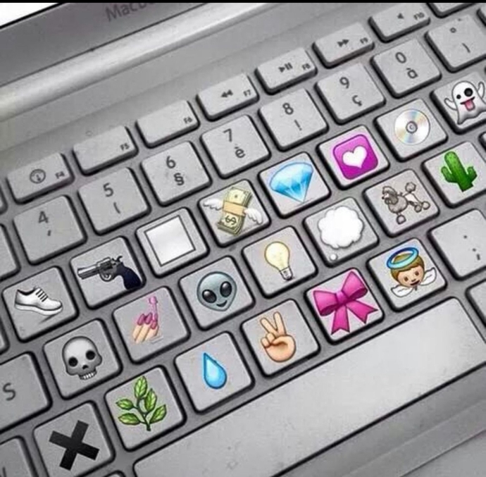 Klavyenizde kayıtlı olan bir emoji var mı?