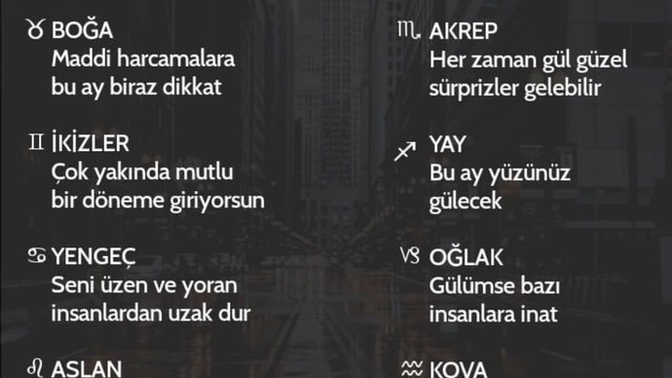 Burcunu kasım ayında neler bekliyor?