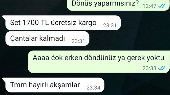 Mesajlara geç dönen kişilere tahammül edermisiniz?