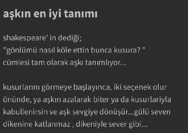 Siz aşkı nasıl tanımlarsınız?