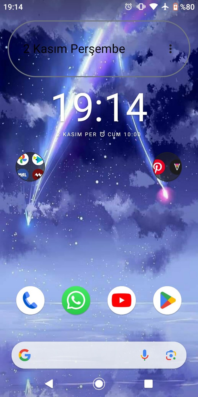 Telefonunuzun ana menüsü atsanız nasıl bir görüntü ortaya çıkar?