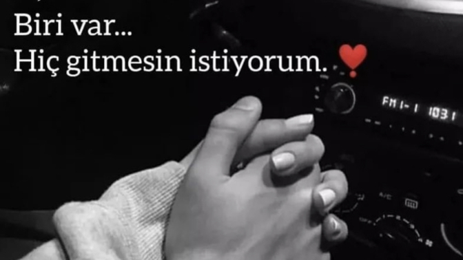Hayatından hiç gitmesini istemediğin biri var mı?